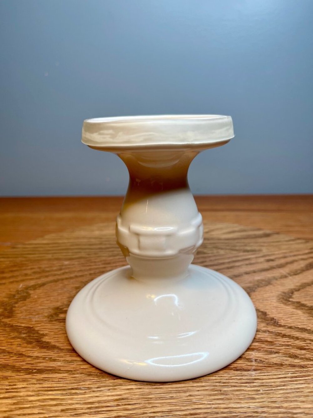 Longaberger Woven Traditions Ivory  Ceramic base for Glassware Trifle Bowl and P